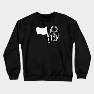 Moon Landing Design Crewneck Sweatshirt